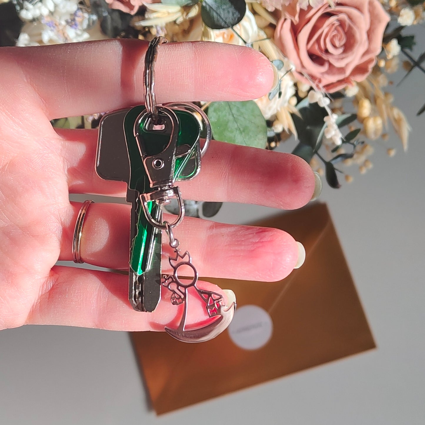 Llavero de La Virgen del Carmen